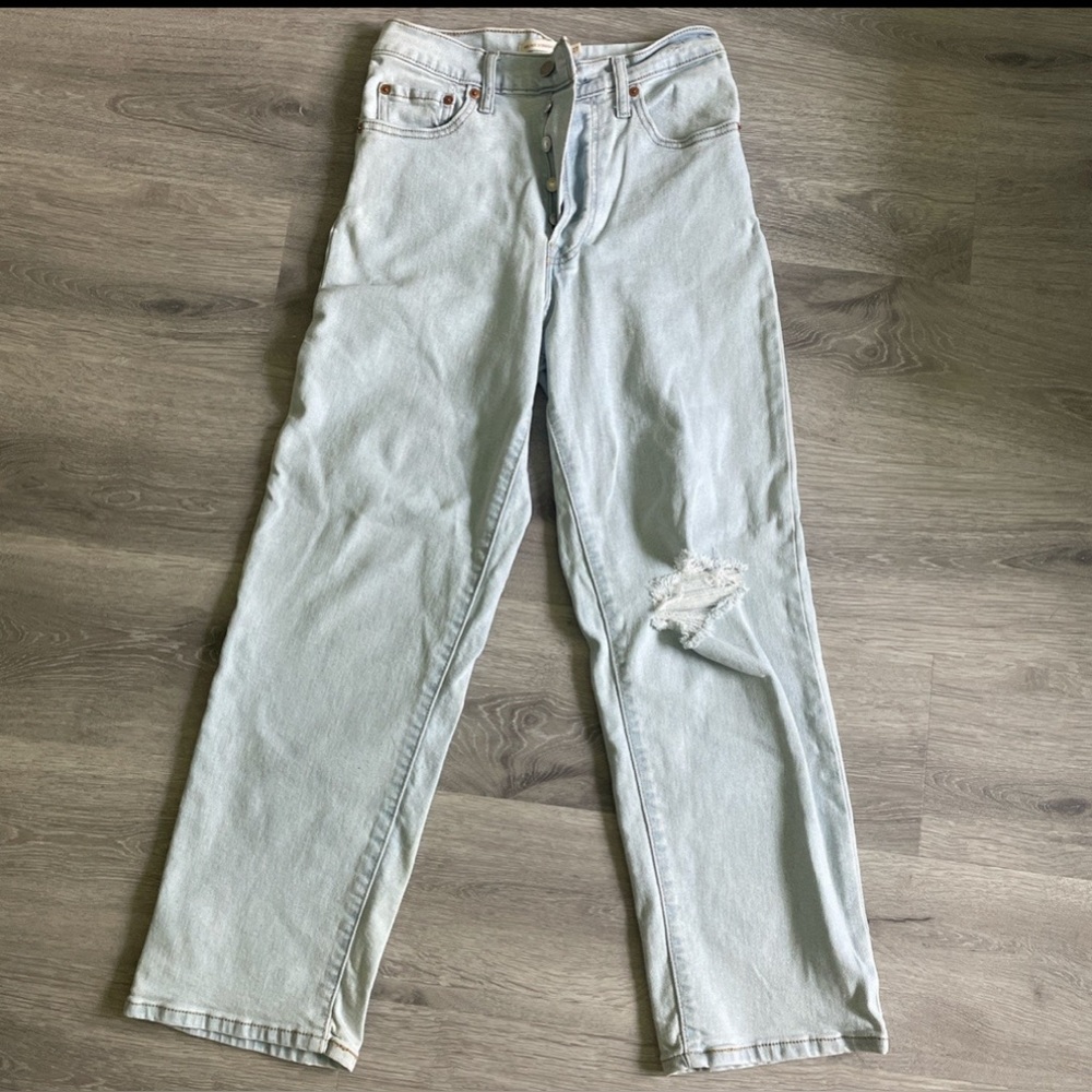 Levi's ribcage straight ankle jeans